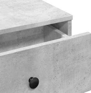 vidaXL Stolik kawowy, szarość betonu, 60x45x31 cm 8