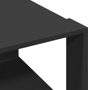 vidaXL Stolik kawowy, czarny, 51,5x51,5x30 cm, materiał drewnopochodny 7