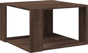 vidaXL Stolik kawowy, brązowy dąb, 51,5x51,5x30 cm 2
