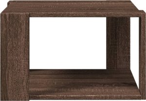 vidaXL Stolik kawowy, brązowy dąb, 51,5x51,5x30 cm 5