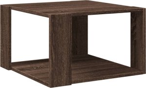vidaXL Stolik kawowy, brązowy dąb, 51,5x51,5x30 cm 6