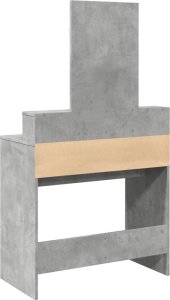 vidaXL Toaletka z lustrem, szarość betonu, 80x41x144,5 cm 6
