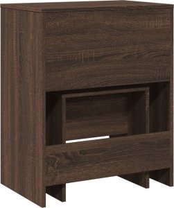 vidaXL Toaletka ze stołkiem, brązowy dąb, 60x40x113,5 cm 7