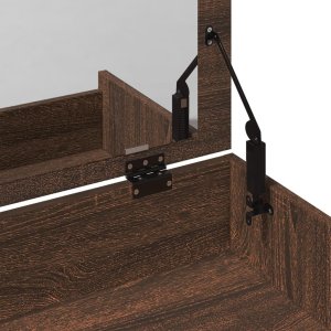 vidaXL Toaletka ze stołkiem, brązowy dąb, 60x40x113,5 cm 9