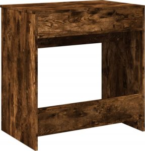 vidaXL Toaletka z lustrem, przydymiony dąb, 73x46,5x120 cm 7