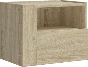 vidaXL Wiszące szafki nocne, 2 szt., dąb sonoma, 45x30x35 cm 5