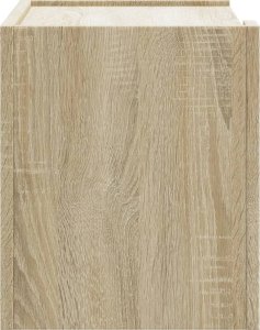 vidaXL Wiszące szafki nocne, 2 szt., dąb sonoma, 45x30x35 cm 6