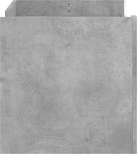 vidaXL Stolik kawowy, szarość betonu, 100x50x50 cm 5