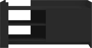 vidaXL Stolik kawowy, czarny, 100x50x50 cm 4