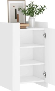 vidaXL Szafka, biała, 45x35x75 cm 3