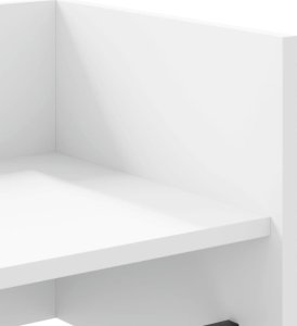 vidaXL Półka wisząca, biała, 70,5x35x30,5 cm, materiał drewnopochodny 7