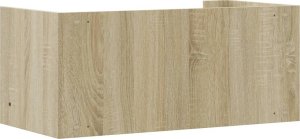 vidaXL Półka ścienna, dąb sonoma, 70,5x35x30,5 cm 6