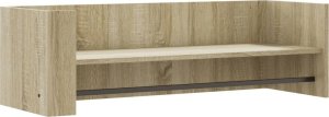 vidaXL Półka ścienna, dąb sonoma, 100x35x30,5 cm 2