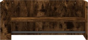 vidaXL Półka ścienna, przydymiony dąb, 70,5x35x30,5 cm 4