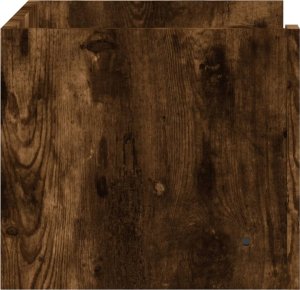 vidaXL Półka ścienna, przydymiony dąb, 70,5x35x30,5 cm 5