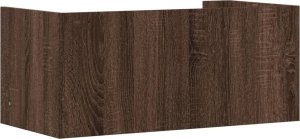vidaXL Półka ścienna, brązowy dąb, 70,5x35x30,5 cm 6
