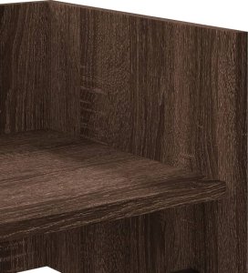 vidaXL Półka ścienna, brązowy dąb, 70,5x35x30,5 cm 7