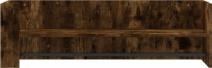 vidaXL Półka ścienna, przydymiony dąb, 100x35x30,5 cm 4