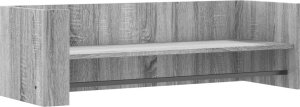 vidaXL Półka ścienna, szary dąb sonoma, 100x35x30,5 cm 2