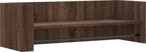 vidaXL Półka ścienna, brązowy dąb, 100x35x30,5 cm 2