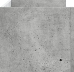vidaXL Półka ścienna, szarość betonu, 100x35x30,5 cm 5