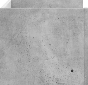 vidaXL Półka ścienna, szarość betonu, 70,5x35x30,5 cm 5