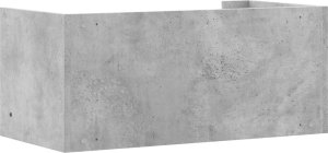 vidaXL Półka ścienna, szarość betonu, 70,5x35x30,5 cm 6