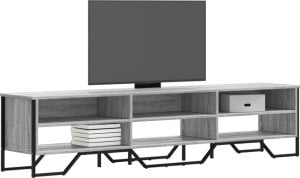 vidaXL Szafka pod TV, szary dąb sonoma, 180x34x41 cm 1