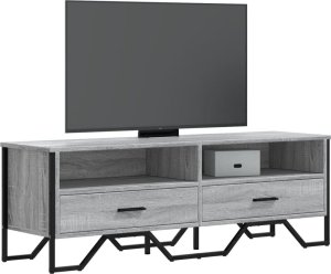 vidaXL Szafka pod TV, szary dąb sonoma, 122x34x41 cm 1