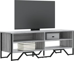 vidaXL Szafka pod TV, szary dąb sonoma, 122x34x41 cm 1