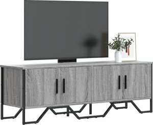 vidaXL Szafka pod TV, szary dąb sonoma, 122x34x41 cm 1