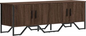 vidaXL Szafka pod telewizor, brązowy dąb, 122x34x41 cm 2