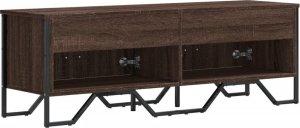 vidaXL Szafka pod telewizor, brązowy dąb, 122x34x41 cm 6