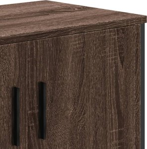 vidaXL Szafka pod telewizor, brązowy dąb, 122x34x41 cm 8