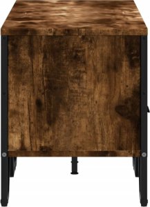 vidaXL Szafka pod TV, przydymiony dąb, 122x34x41 cm 5