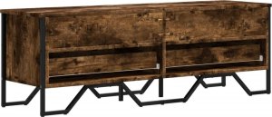 vidaXL Szafka pod TV, przydymiony dąb, 122x34x41 cm 6