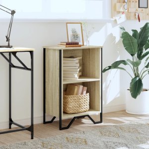 vidaXL Regał na książki, dąb sonoma, 50x31x74,5 cm 3