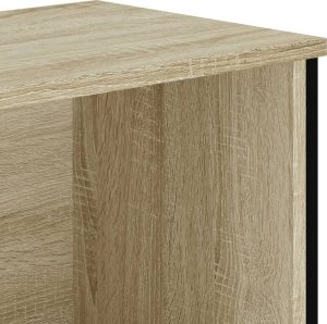 vidaXL Regał na książki, dąb sonoma, 50x31x74,5 cm 7