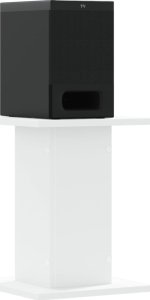 vidaXL Podstawki pod głośniki, 2 szt., białe 30x30x40 cm 3