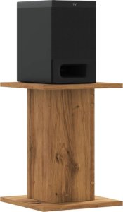 vidaXL Podstawki pod głośniki, 2 szt., dąb artisan, 30x30x40 cm 3