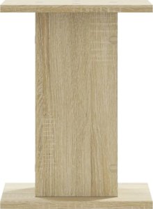 vidaXL Podstawki pod głośniki, 2 szt., dąb sonoma, 30x30x40 cm 4