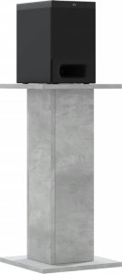 vidaXL Podstawki pod głośniki, 2 szt., szarość betonu, 30x30x60 cm 3