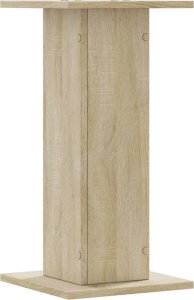 vidaXL Podstawki pod głośniki, 2 szt., dąb sonoma, 30x30x60 cm 6