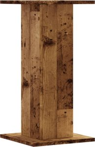 vidaXL Podstawki pod głośniki, 2 szt., stare drewno, 30x30x60 cm 6