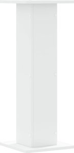 vidaXL Podstawki pod głośniki, 2 szt., białe, 30x30x80 cm 6