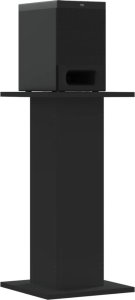 vidaXL Podstawki pod głośniki, 2 szt., czarne, 30x30x60 cm 3