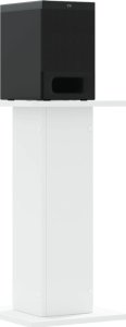 vidaXL Podstawki pod głośniki, 2 szt., białe, 30x30x60 cm 3