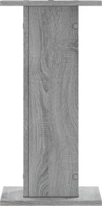 vidaXL Podstawki pod głośniki, 2 szt., szary dąb sonoma, 30x30x60 cm 4