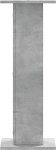 vidaXL Podstawki pod głośniki, 2 szt., szarość betonu, 30x30x80 cm 4