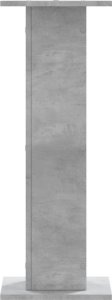 vidaXL Podstawki pod głośniki, 2 szt., szarość betonu, 30x30x80 cm 5